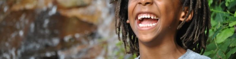 child laughing